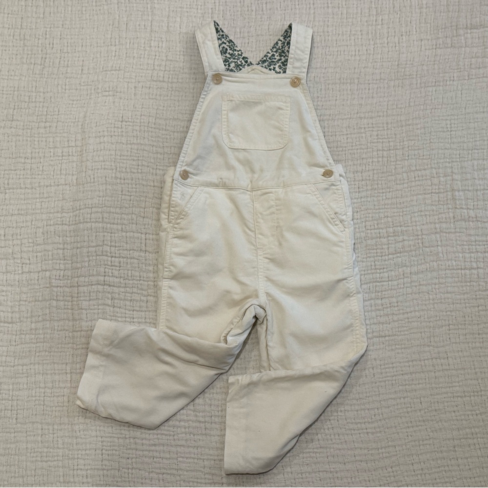 Ralph Lauren Toddler Cream Corduroy Overalls 2T 24M